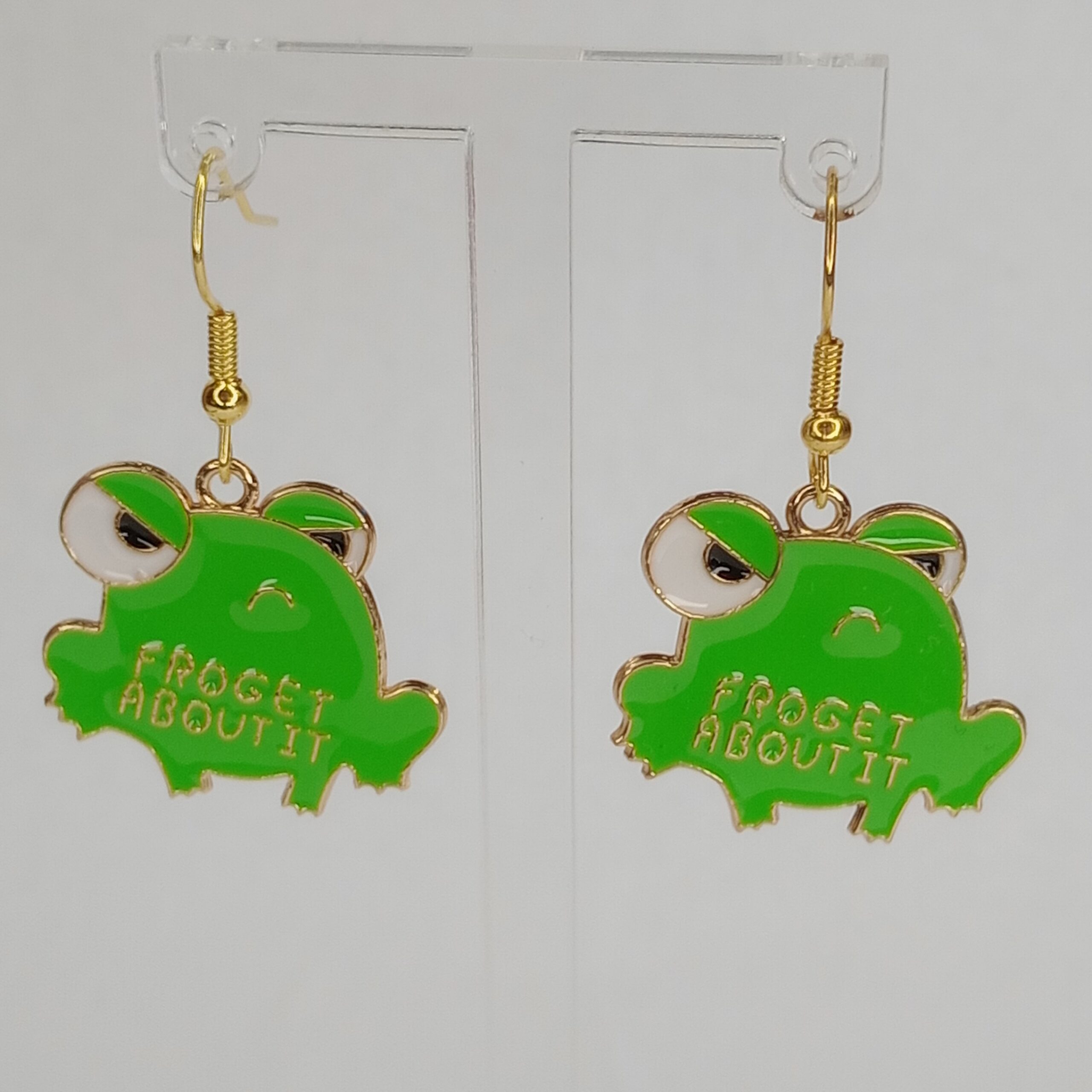 Sassy Frog Earrings- Quirky & Funny