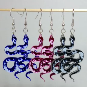 Ethereal Snake Earrings