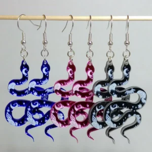 Ethereal Snake Earrings