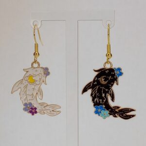 Koi Fish - Yin & Yang Earrings