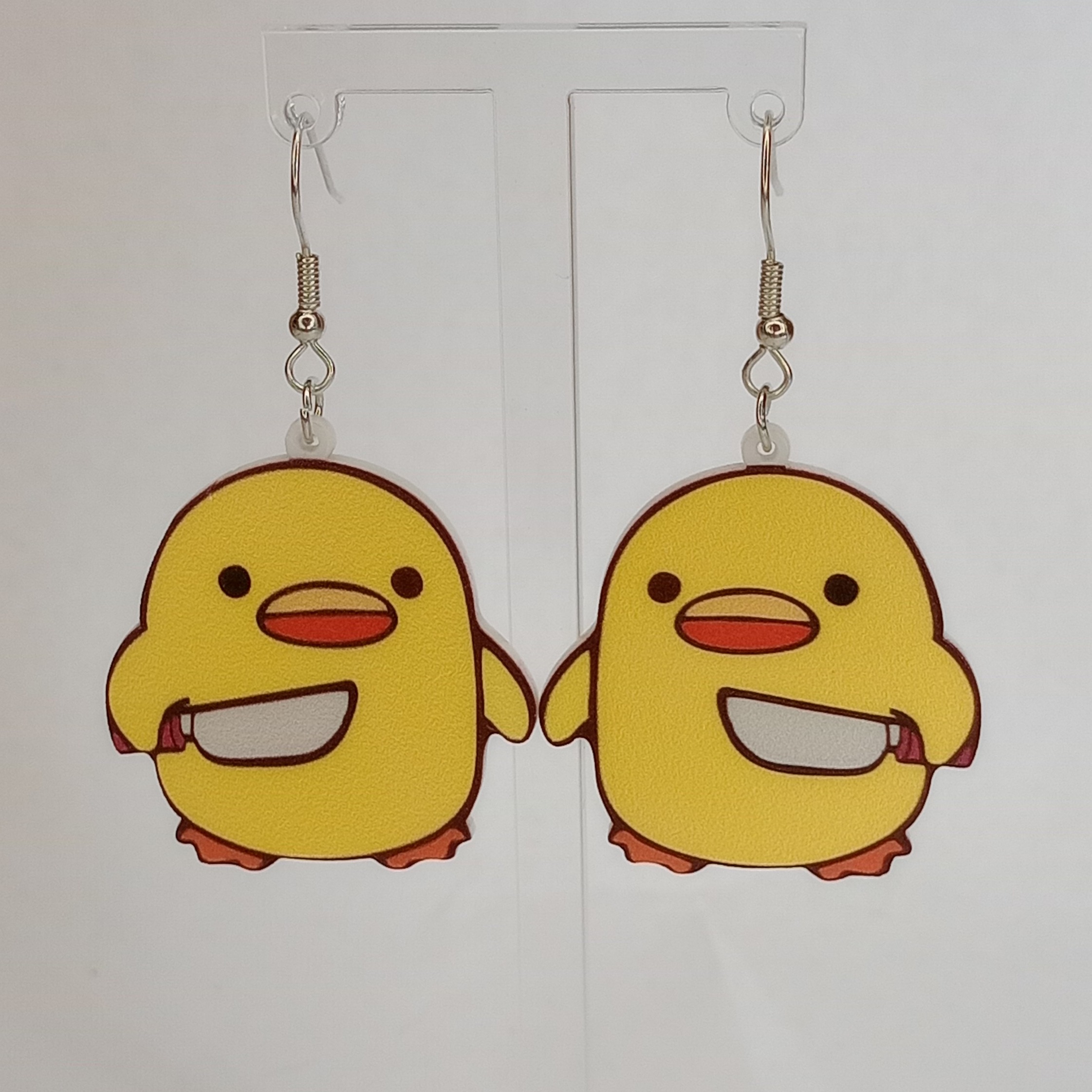 Knife Duck Earrings