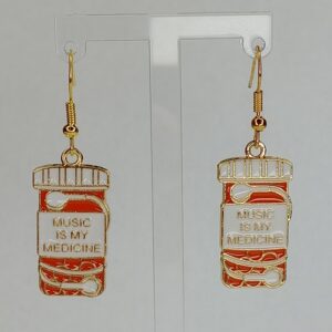 "Music Is My Medicine" Earrings