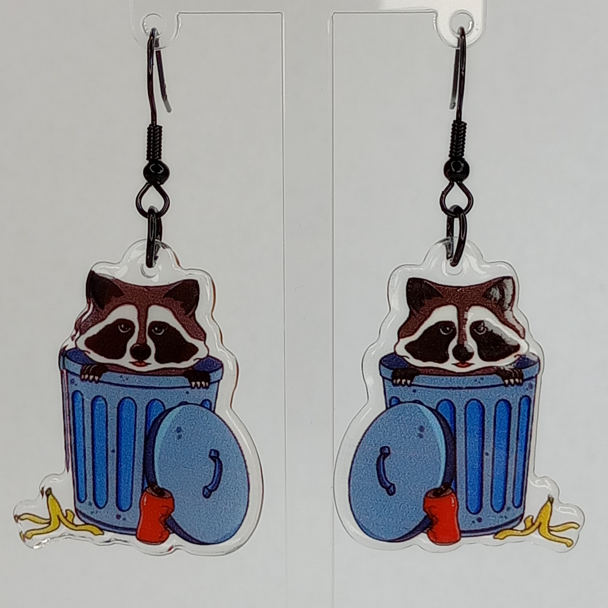 Racoon - Trash Panda Earrings