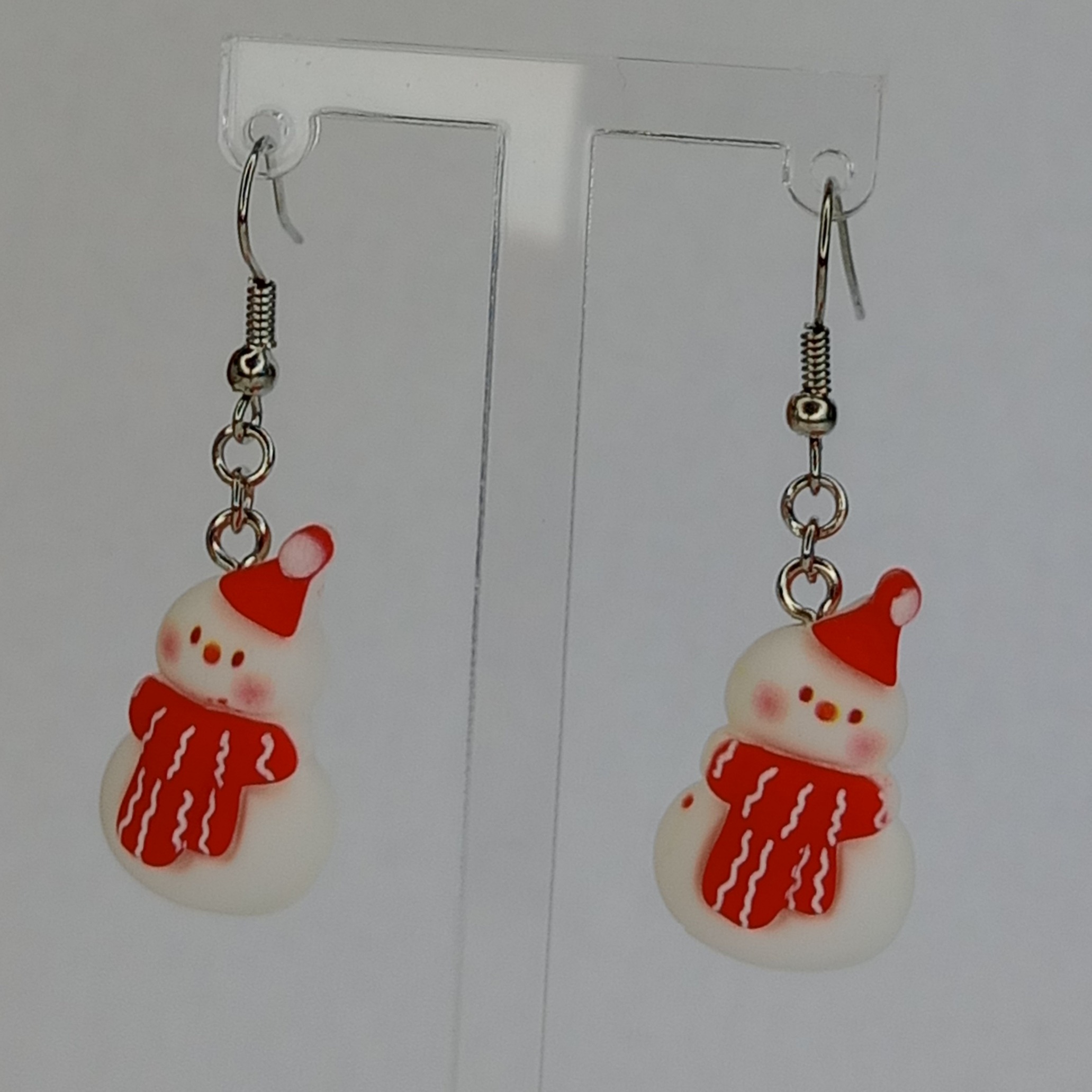 Snow Man Earrings