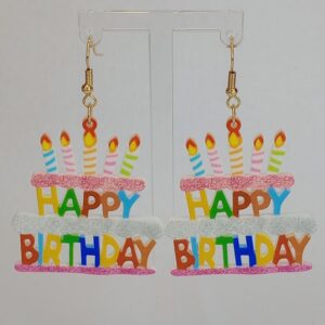 Happy Birthday Earrings