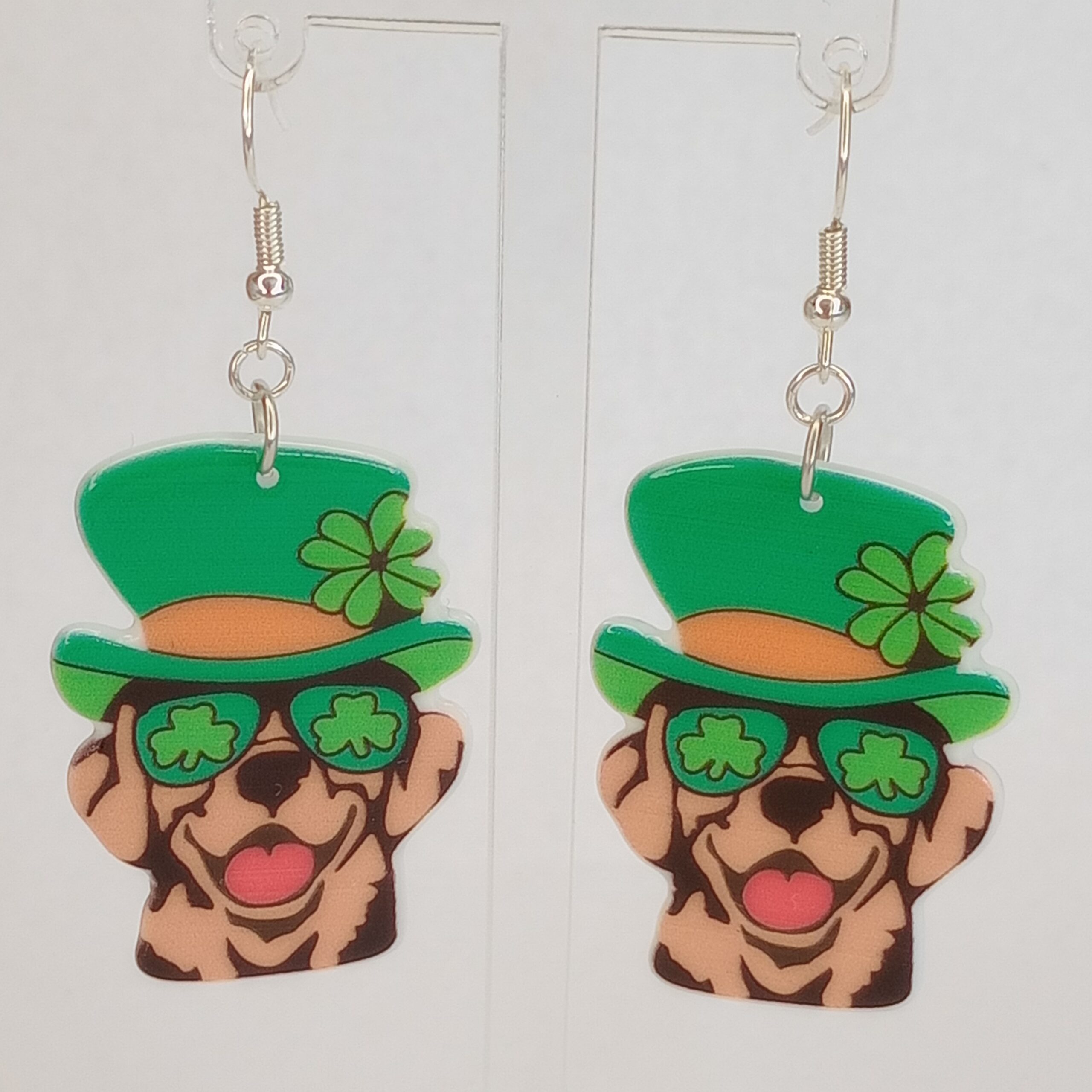 Saint Patrick Dog Earrings
