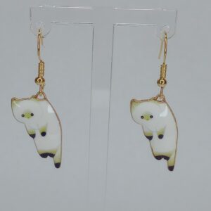 Siamese Kitty Earrings