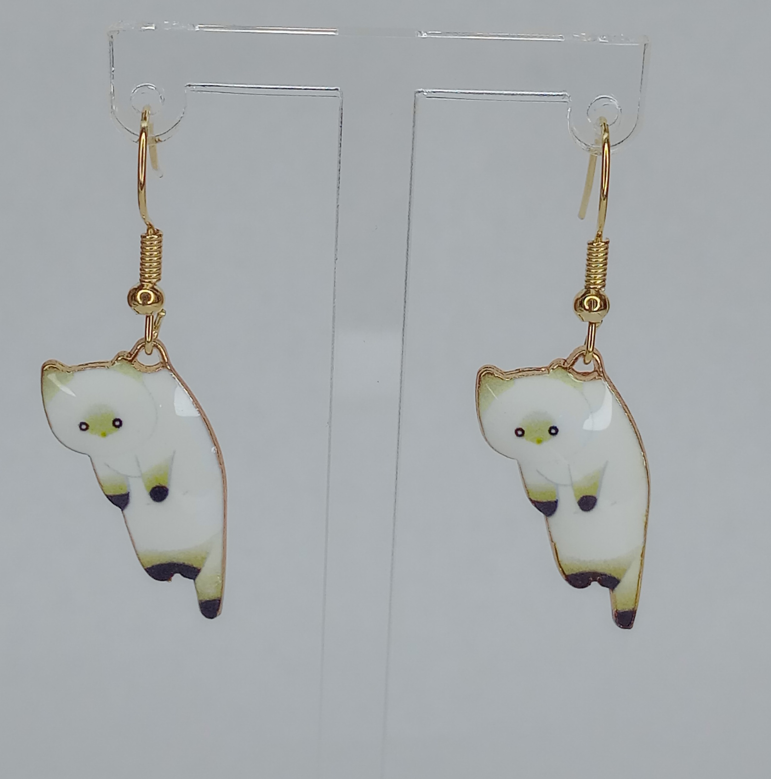 Siamese Kitty Earrings