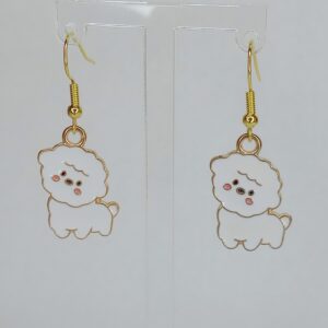Fluffy Pup Earrings