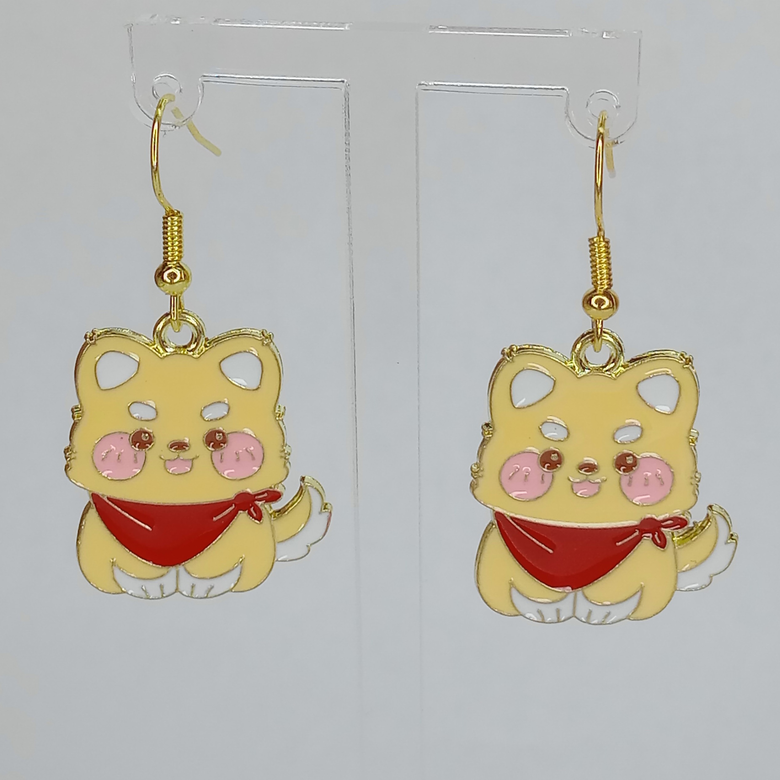 Bandana Dog Earrings